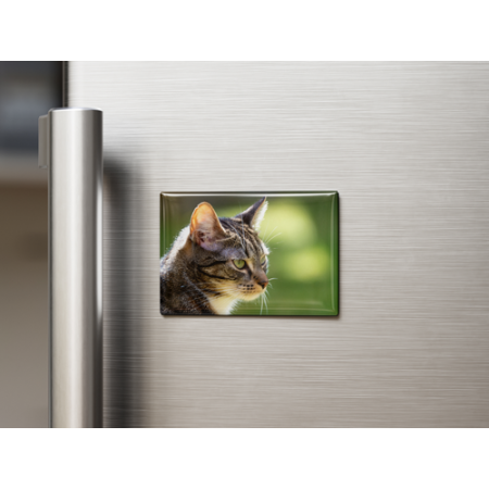 Magnet photo rigide 6,5x9 cm format paysage personnalisé