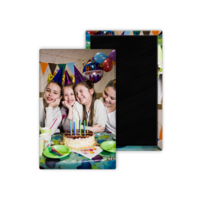 Magnet rigide personnalisé pour portrait de famille ou naissance