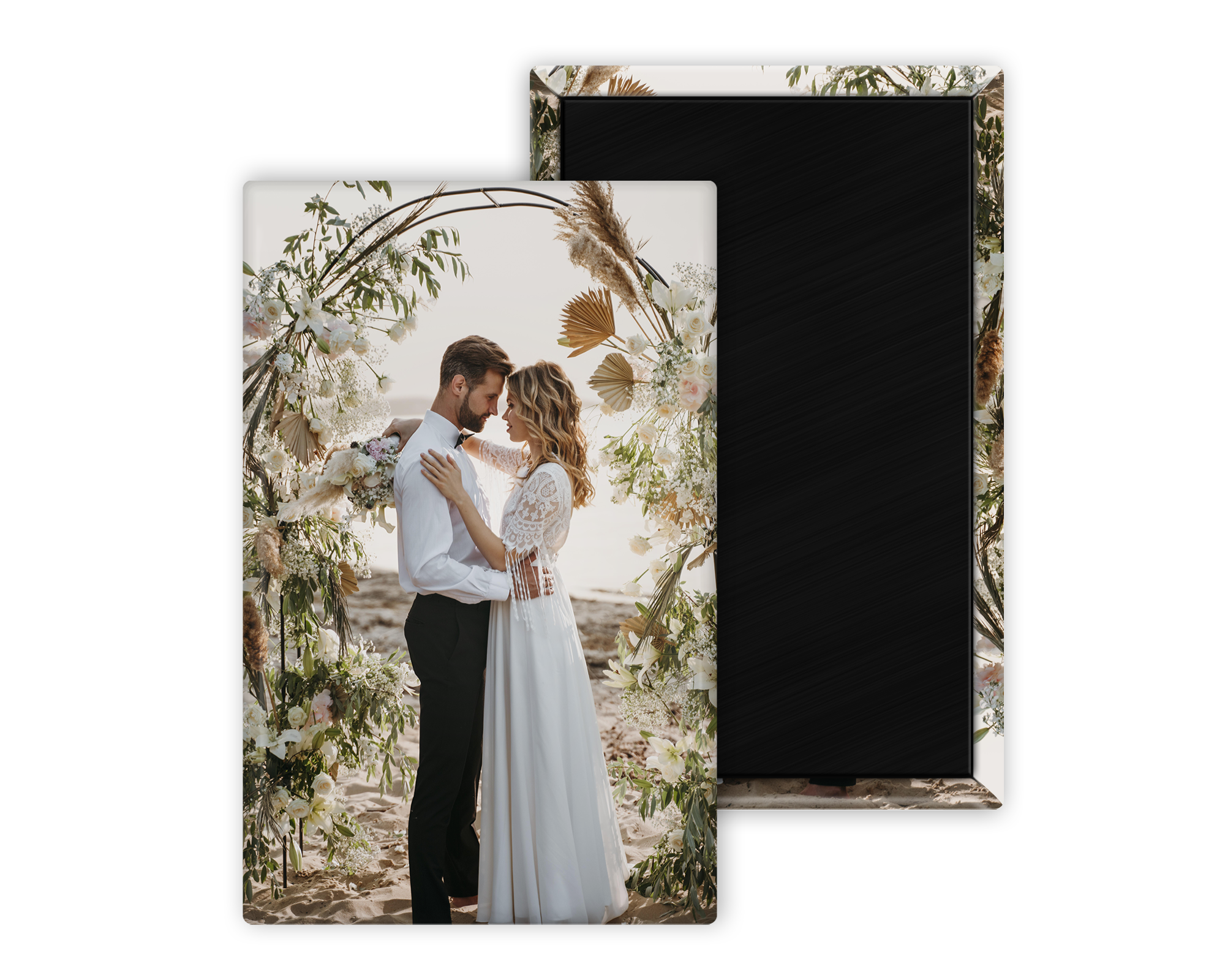 Détail Magnet Mariage Carré