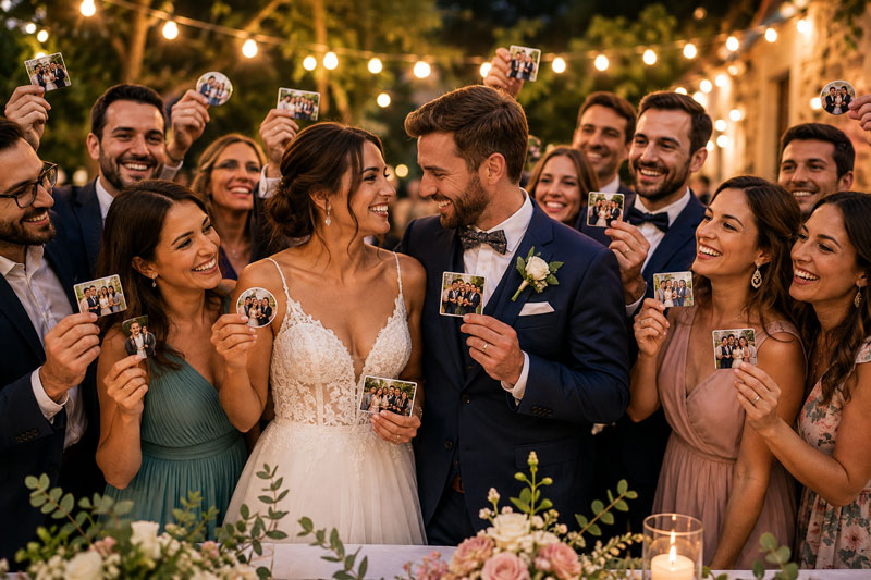 Animation mariage avec magnets personnalisés à Montpellier